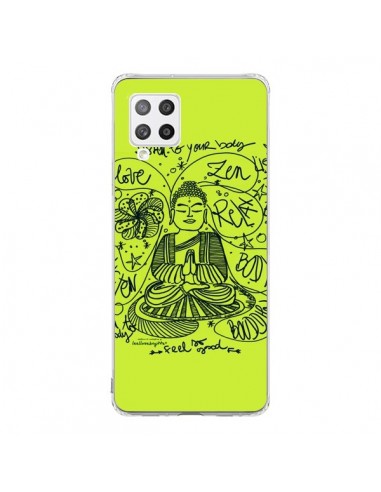Coque Samsung A42 Buddha Listen to your body Love Zen Relax - Leellouebrigitte