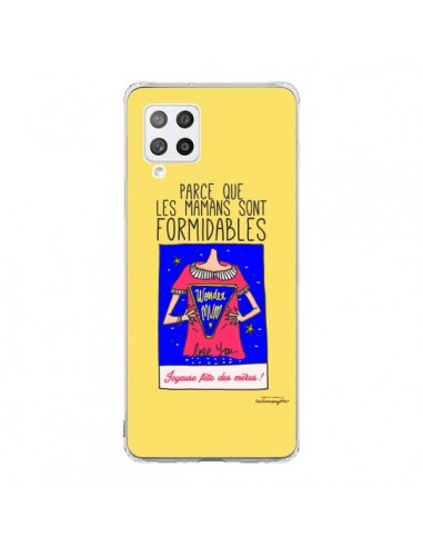 Coque Samsung A42 Parce que les mamans sont formidables Fête des Mères - Leellouebrigitte