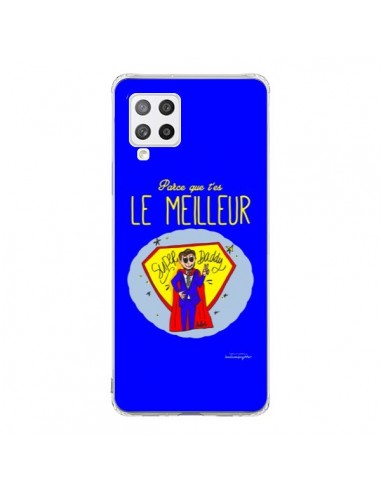 Coque Samsung A42 Le meilleur Papa Fête des Pères - Leellouebrigitte