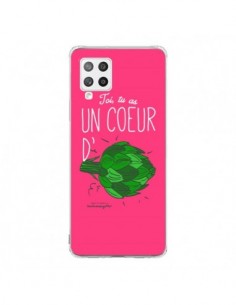 Coque Samsung A42 Toi tu as un coeur d'artichaut -...
