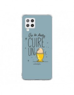 Coque Samsung A42 Va te faire cuir un oeuf gris -...