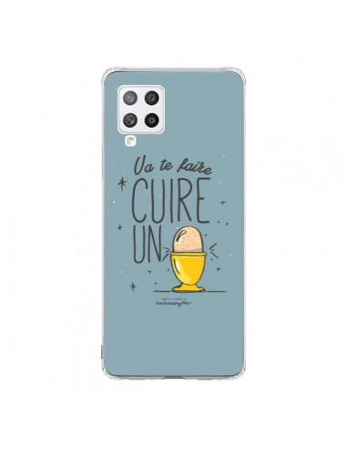 Coque Samsung A42 Va te faire cuir un oeuf gris - Leellouebrigitte