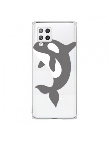 Coque Samsung A42 Orque Orca Ocean Transparente - Petit Griffin