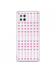 Coque Samsung A42 Coeurs Heart Love Amour Rose...
