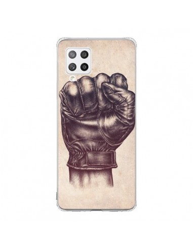 Coque Samsung A42 Fight Poing Cuir - Lassana