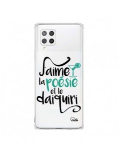 Coque Samsung A42 J'aime la poésie et le daiquiri...