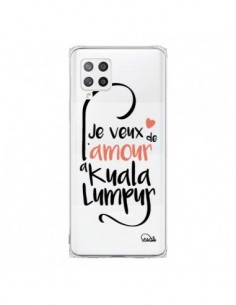 Coque Samsung A42 Je veux de l'amour à Kuala Lumpur...
