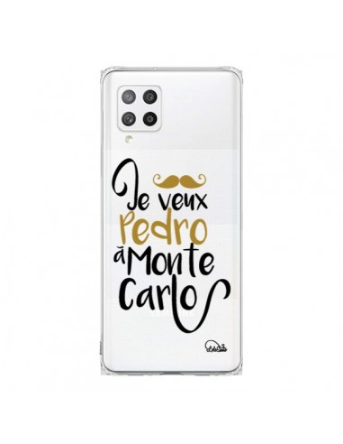 Coque Samsung A42 Je veux Pedro à Monte Carlo Transparente - Lolo Santo