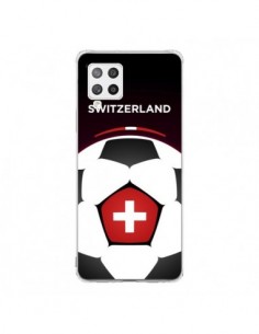 Coque Samsung A42 Suisse Ballon Football - Madotta