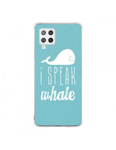 Coque Samsung A42 I Speak Whale Baleine - Mary Nesrala