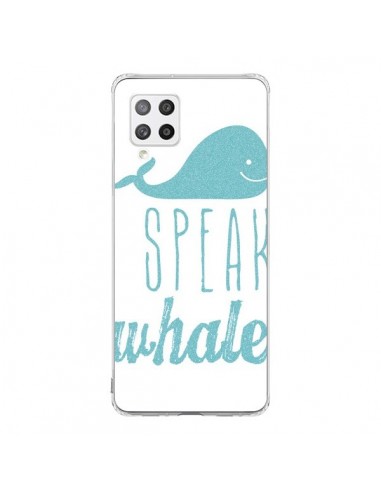 Coque Samsung A42 I Speak Whale Baleine Bleu - Mary Nesrala
