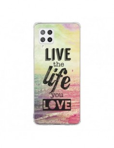 Coque Samsung A42 Live the Life you Love, Vis la Vie que...