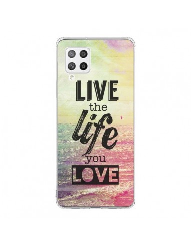 Coque Samsung A42 Live the Life you Love, Vis la Vie que tu Aimes - Mary Nesrala