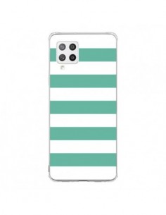 Coque Samsung A42 Bandes Mint Vert - Mary Nesrala