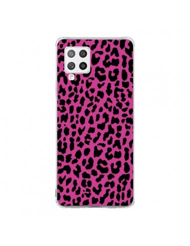 Coque Samsung A42 Leopard Rose Pink Neon - Mary Nesrala