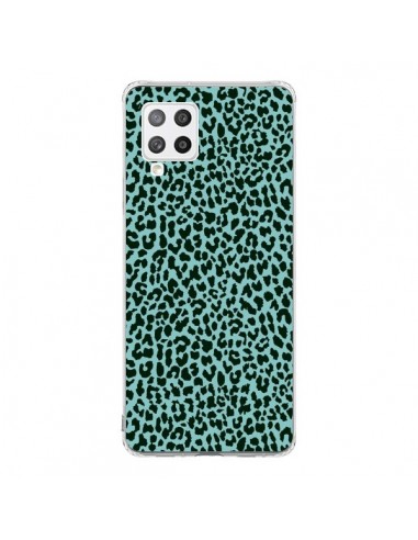 Coque Samsung A42 Leopard Turquoise Neon - Mary Nesrala