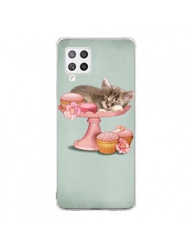 Coque Samsung A42 Chaton Chat Kitten Cookies Cupcake - Maryline Cazenave