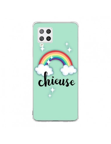 Coque Samsung A42 Chieuse Arc en Ciel - Maryline Cazenave