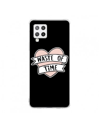 Coque Samsung A42 Waste of Time Coeur - Maryline Cazenave