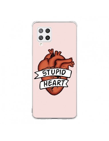 Coque Samsung A42 Stupid Heart Coeur - Maryline Cazenave