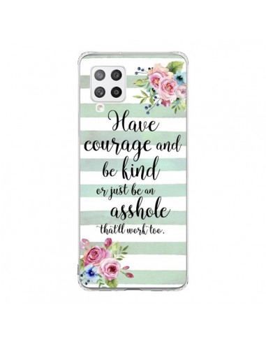 Coque Samsung A42 Courage, Kind, Asshole - Maryline Cazenave