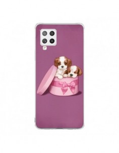 Coque Samsung A42 Chien Dog Boite Noeud - Maryline Cazenave