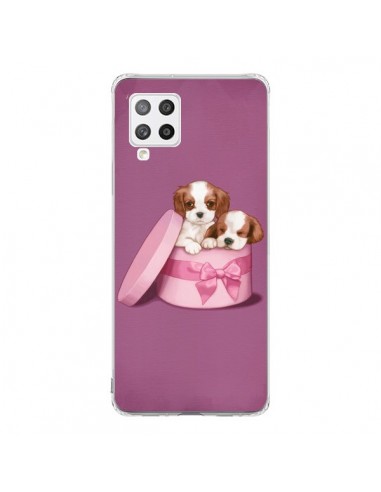 Coque Samsung A42 Chien Dog Boite Noeud - Maryline Cazenave