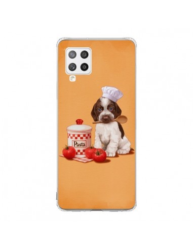 Coque Samsung A42 Chien Dog Pates Pasta Cuisinier - Maryline Cazenave