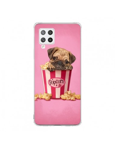 Coque Samsung A42 Chien Dog Popcorn Film - Maryline Cazenave