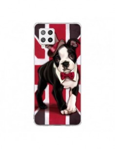 Coque Samsung A42 Chien Dog Anglais UK British Gentleman...