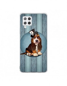 Coque Samsung A42 Chien Dog Jeu Poket Cartes - Maryline...