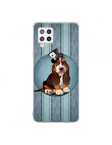 Coque Samsung A42 Chien Dog Jeu Poket Cartes - Maryline Cazenave