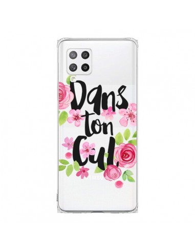 Coque Samsung A42 Dans Ton Cul Fleurs Transparente - Maryline Cazenave