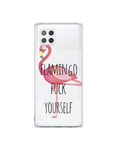Coque Samsung A42 Flamingo Fuck Transparente - Maryline Cazenave