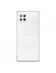 Coque Samsung A42 Chiante Blanc Transparente - Maryline...