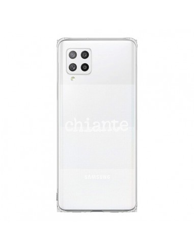 Coque Samsung A42 Chiante Blanc Transparente - Maryline Cazenave