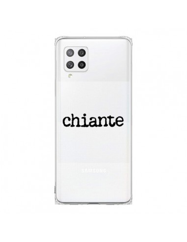 Coque Samsung A42 Chiante Noir Transparente - Maryline Cazenave