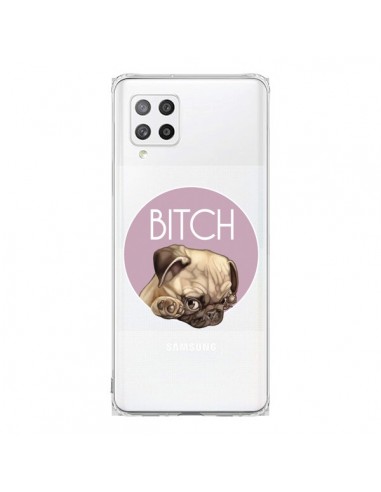 Coque Samsung A42 Bulldog Bitch Transparente - Maryline Cazenave