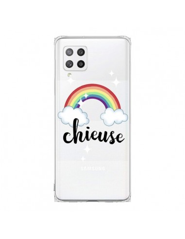 Coque Samsung A42 Chieuse Arc En Ciel Transparente - Maryline Cazenave