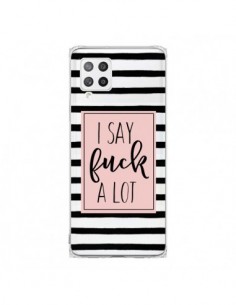 Coque Samsung A42 I Say Fuck A Lot Transparente -...