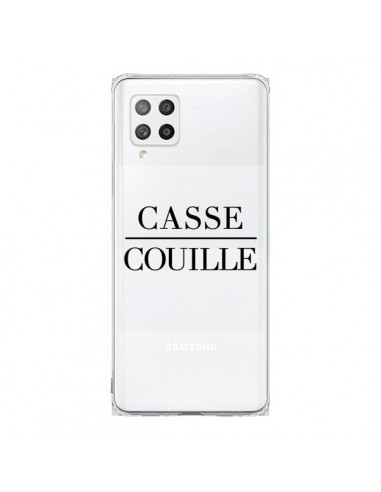 Coque Samsung A42 Casse Couille Transparente - Maryline Cazenave
