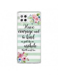 Coque Samsung A42 Courage, Kind, Asshole Transparente -...