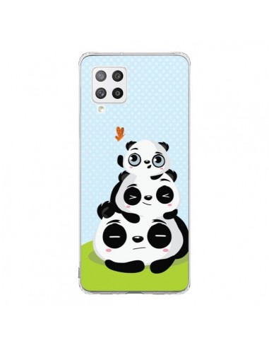 Coque Samsung A42 Panda Famille - Maria Jose Da Luz