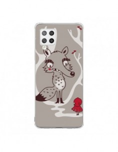 Coque Samsung A42 Le Petit Chaperon Rouge Loup - Maria...