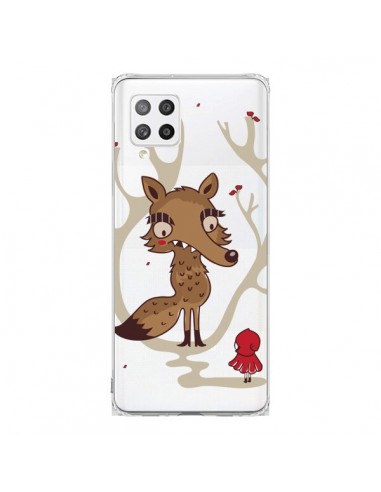 Coque Samsung A42 Le Petit Chaperon Rouge Loup Hello Big Wolf Transparente - Maria Jose Da Luz