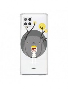 Coque Samsung A42 Monstre Princesse Transparente - Maria...