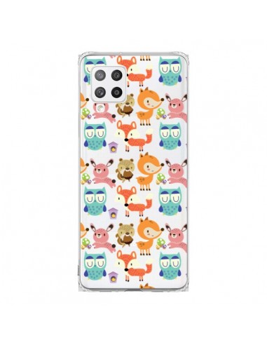 Coque Samsung A42 Renard Ecureuil Lapin Hibou Transparente - Maria Jose Da Luz