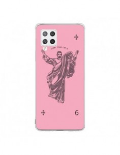 Coque Samsung A42 God Pink Drake Chanteur Jeu Cartes -...