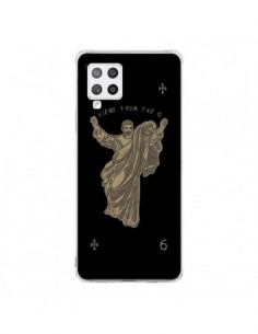 Coque Samsung A42 God Black Drake Chanteur Jeu Cartes -...