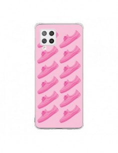 Coque Samsung A42 Pink Rose Vans Chaussures - Mikadololo